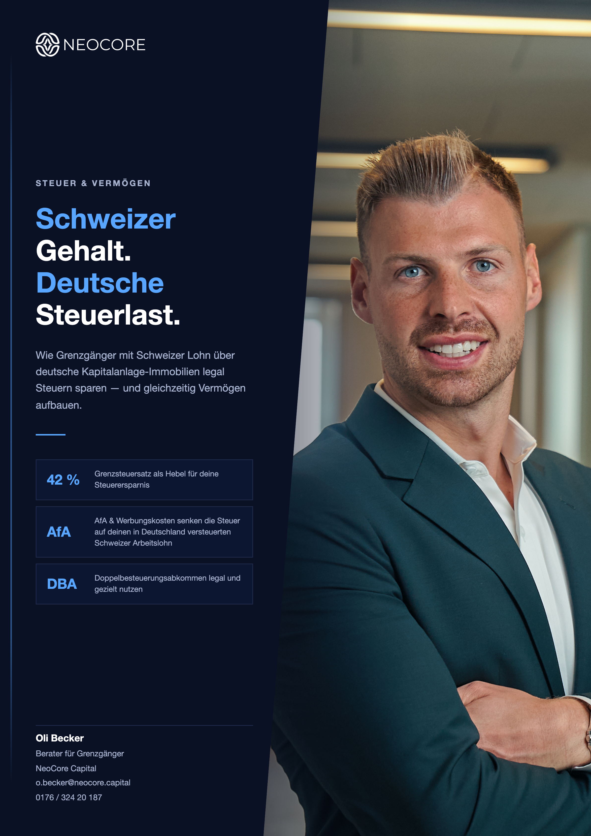 Cover: Schweizer Gehalt, deutsche Steuerlast &ndash; der Grenzg&auml;nger-Guide